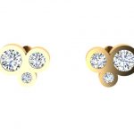 Diamond, Gold earrings