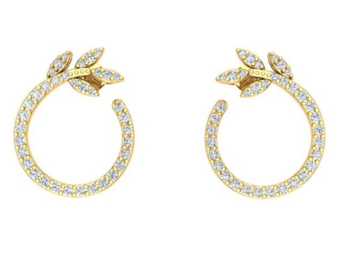 Diamond, Gold Earrings
