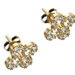 Daimond, Gold Earring