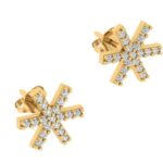 Diamond, Gold Earrings